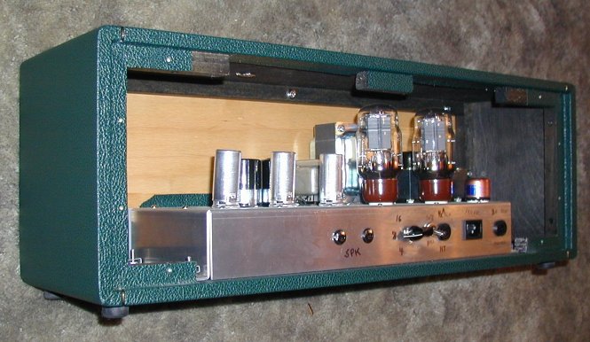The Open Back of the Completed Smallbox Head
